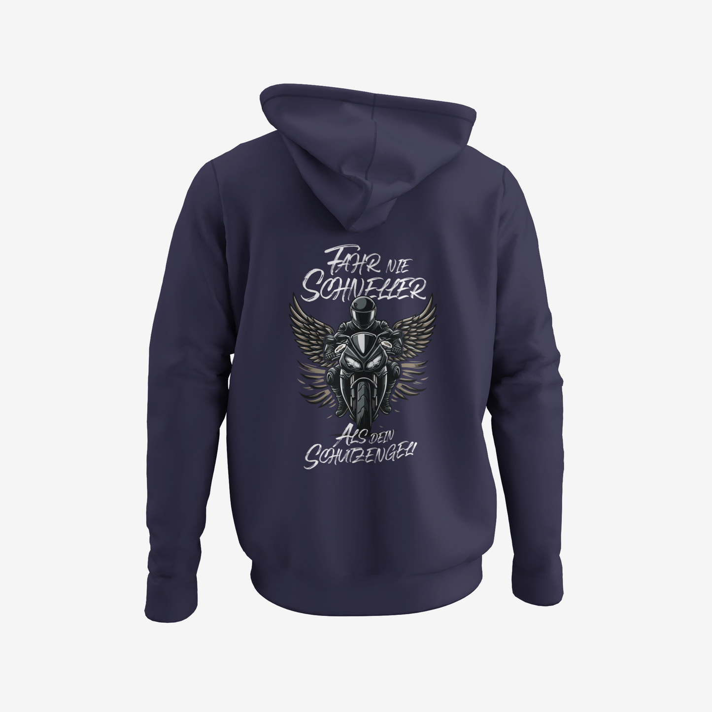 Schutzengel - Backprint Zip Hoodie Unisex