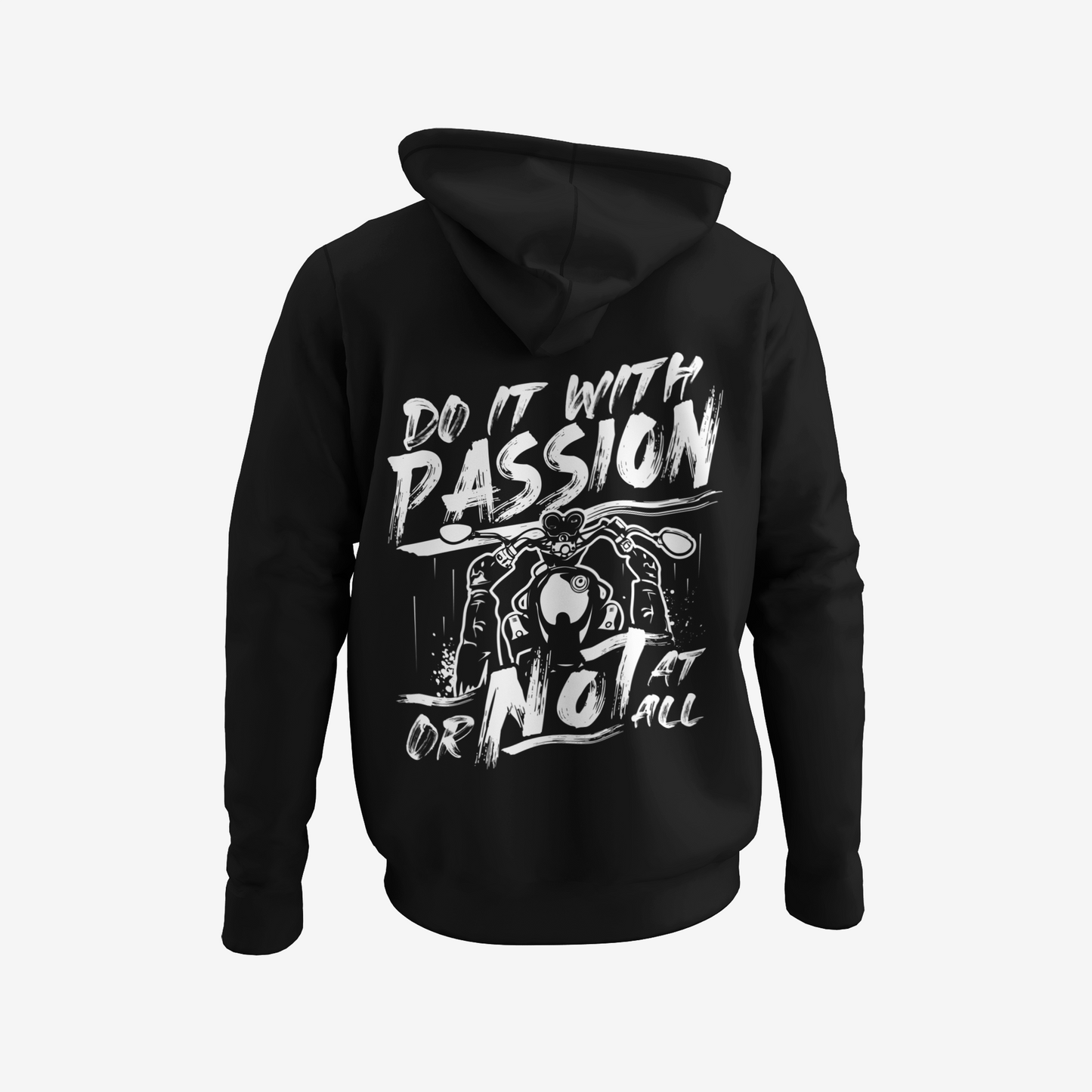 Passion - Backprint Zip Hoodie Unisex