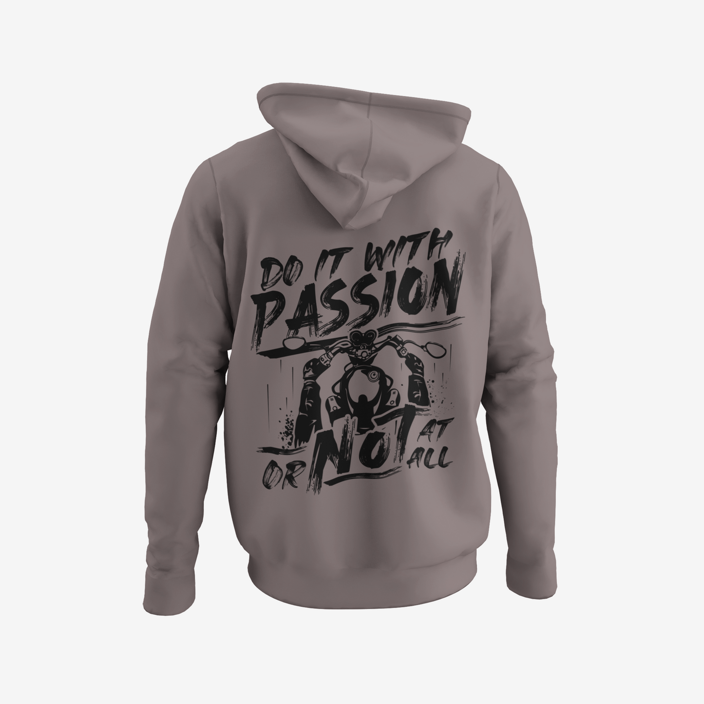 Passion - Backprint Zip Hoodie Unisex